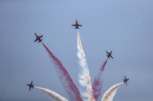 Το αεροσκάφος ανήκε στο σμήνος ακροβατικών επιδείξεων της τουρκικής πολεμικής αεροπορίας "Turkish Stars".