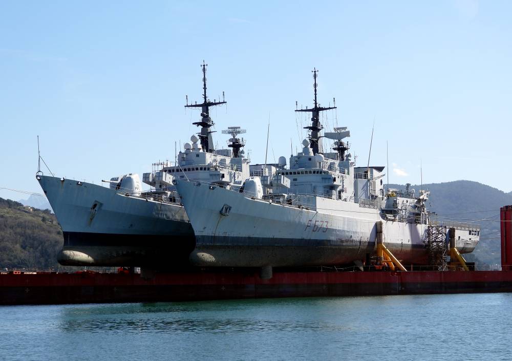 Italian warships in Turkish shipyards