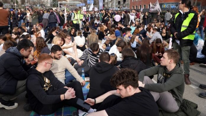 Serbia protest