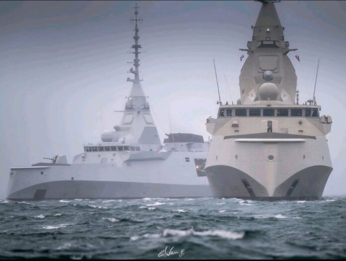 Two frigates