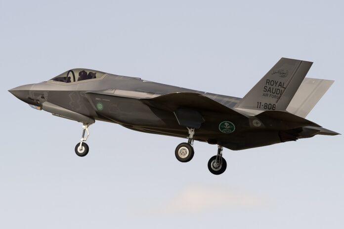 an F-35 fighter jet
