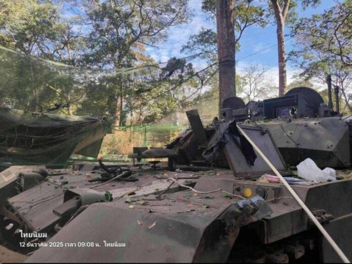 Thai VT-4 damaged
