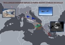 Γαλλικό Rafale εκτοξεύει κατευθυνόμενη βόμβα Hammer στο Πεδίο Βολής Καράβια