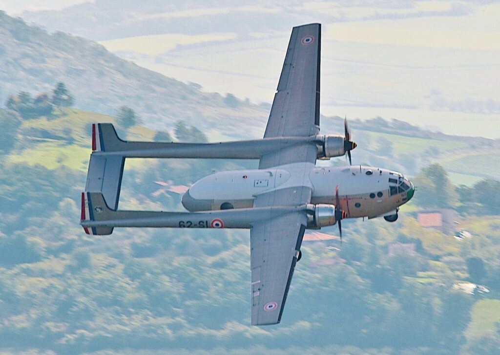 &Gamma;&alpha;&lambda;&lambda;&iota;&kappa;ό Nord Noratlas &sigma;&epsilon; &pi;&tau;ή&sigma;&eta; &epsilon;&pi;ί&delta;&epsilon;&iota;&xi;&eta;&sigmaf;
