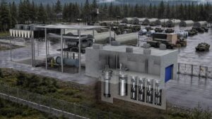 Απεικόνιση υπόγειας εγκατάστασης πυρηνικών μικροαντιδραστήρων σε αμερικανική στρατιωτική βάση