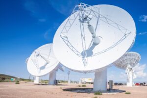 Κεραίες του επιδεικτικού ραντάρ DARC στο White Sands
