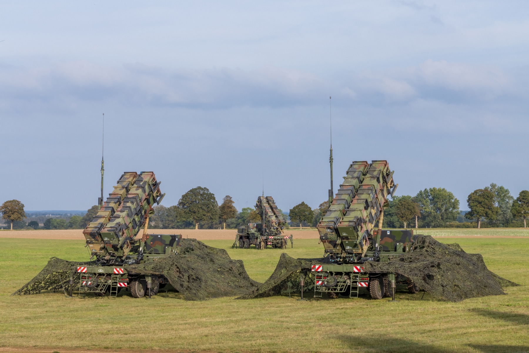 Σύστημα Patriot της γερμανικής Bundeswehr κατά τη διάρκεια ανάπτυξης