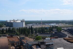 Δεξαμενές του τερματικού LNG στο Σβινούιστσιε της Πολωνίας