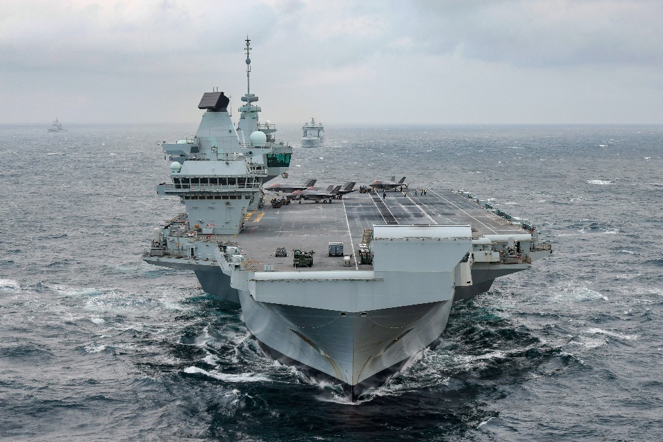 Το βρετανικό αεροπλανοφόρο HMS Prince of Wales σε ανάπτυξη