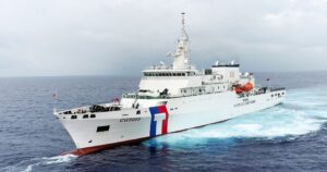 Το περιπολικό Taipei CG5005 της Ακτοφυλακής της Ταϊβάν εν πλω