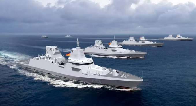 Απεικόνιση γερμανικής φρεγάτας F126 της Damen