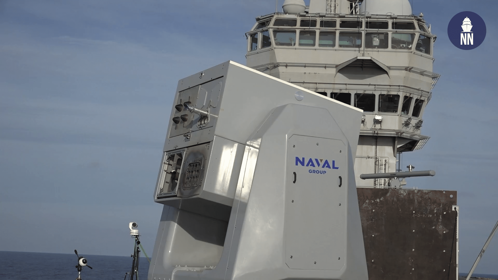 Το σύστημα Rampart της Naval Group σε δοκιμή πάνω σε ελικοπτεροφόρο κλάσης Mistral